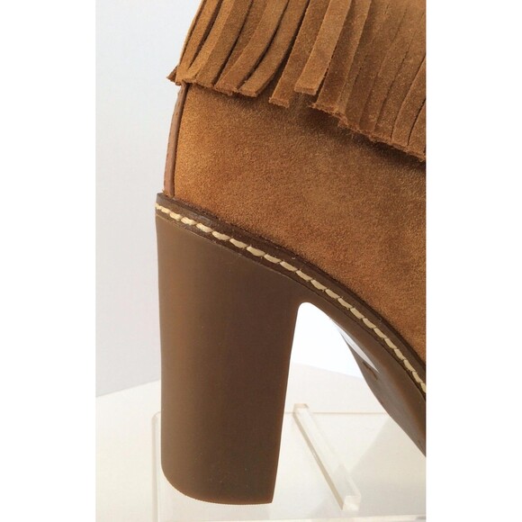 NEW TORY BURCH Hilary 100mm Fringe Booties (Size 5 M) - MSRP $395.00! - Picture 6 of 11